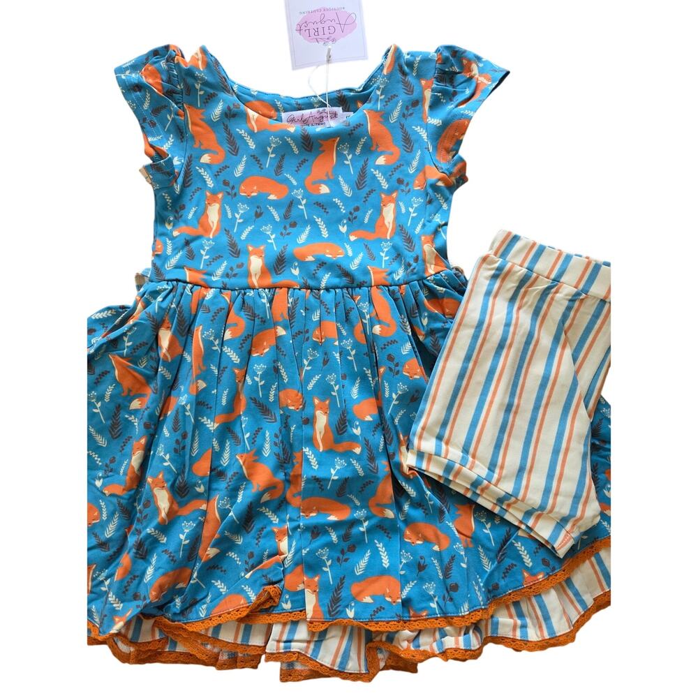 Girl August Fox Fall Dress